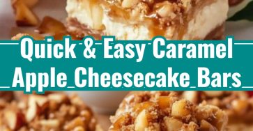 Caramel Apple Cheesecake Bars Recipe