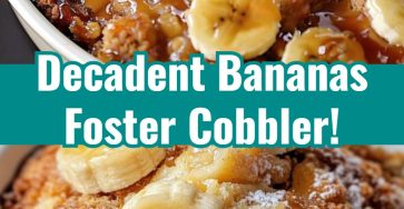 Delightful Bananas Foster Cobbler