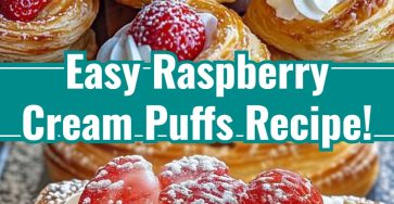 Raspberry Cream Puffs