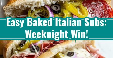 Baked Italian Sub Sandwiches