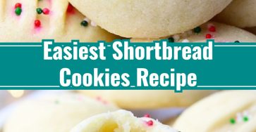 Classic Whipped Shortbread Cookies for Christmas