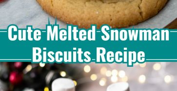 Family Fun Easy Melted Snowman Christmas Party Biscuits