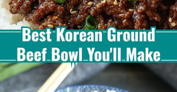 Family Favorite Korean Ground Beef Bowls