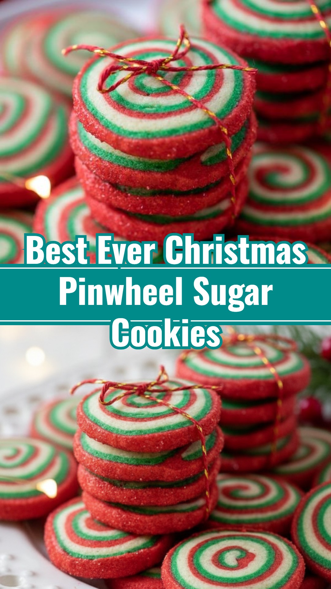 Festive Pinwheel Sugar Cookies Easy Christmas Treat