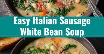 Hearty Rainy Day Italian Sausage Bean Soup