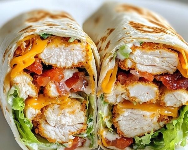 Quick Crispy Chicken Bacon Ranch Family Wrap