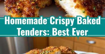 Yummy Crispy Baked Chicken Tenders Weeknight Meal