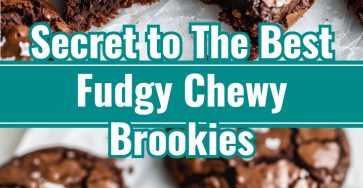 Best Fudgy Chewy Chocolate Brownie Cookies for Kids