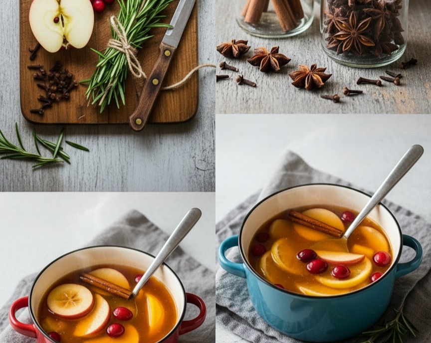 Cozy Family Simmer Pots Best Holiday Winter Scent Inspiration serving
