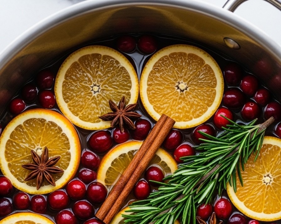 Cozy Winter Cranberry Orange Simmer Pot for Family Homes overview