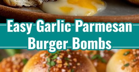 Family Favorite Garlic Parmesan Cheeseburger Bombs and Bites