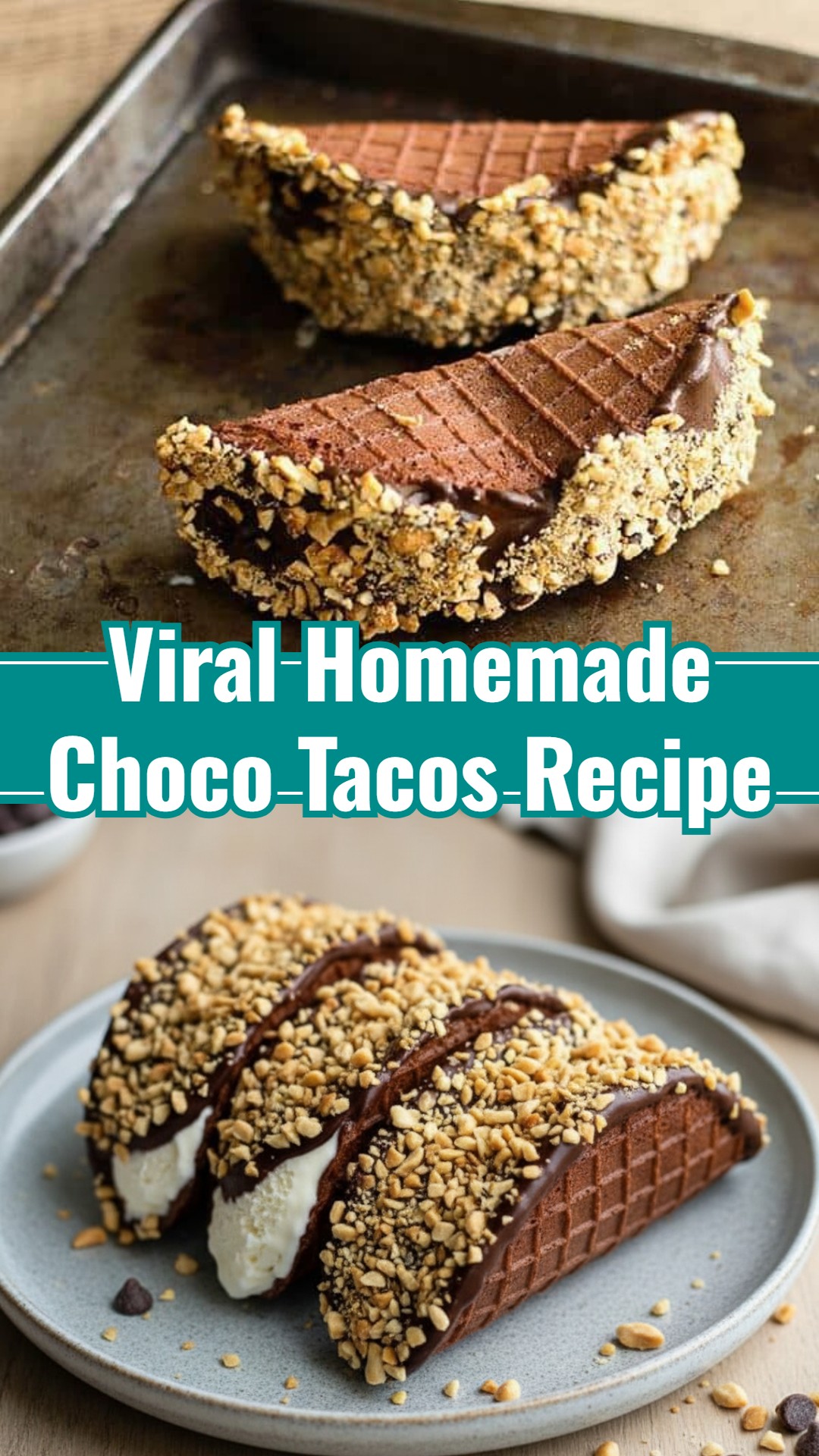 Master Chef Easy Homemade Choco Tacos Sweet Baking Family Snacks