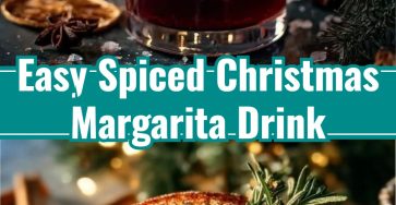 Spiced Christmas Margarita Festive Holiday Cocktail Recipes