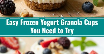 Healthy Snacks To Make Ahead Frozen Yogurt Granola Cups