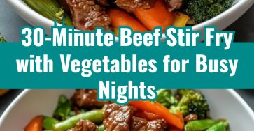 Homemade 30-Minute Beef And Vegetable Stir Fry For Busy Nights