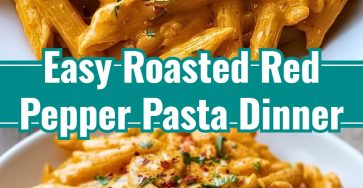 Quick Easy Roasted Red Pepper Pasta Healthy Family Dinner