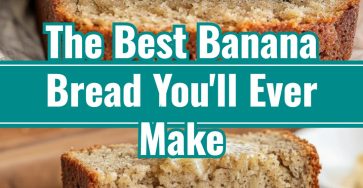 Best Foolproof Banana Bread Quick Easy Loaf 3 Ripe Bananas
