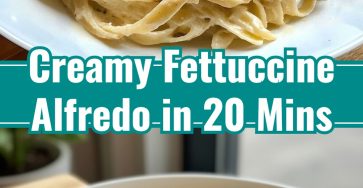 Fettuccine Alfredo Easy Family Lunch Dinner Yummy Pasta Noodles