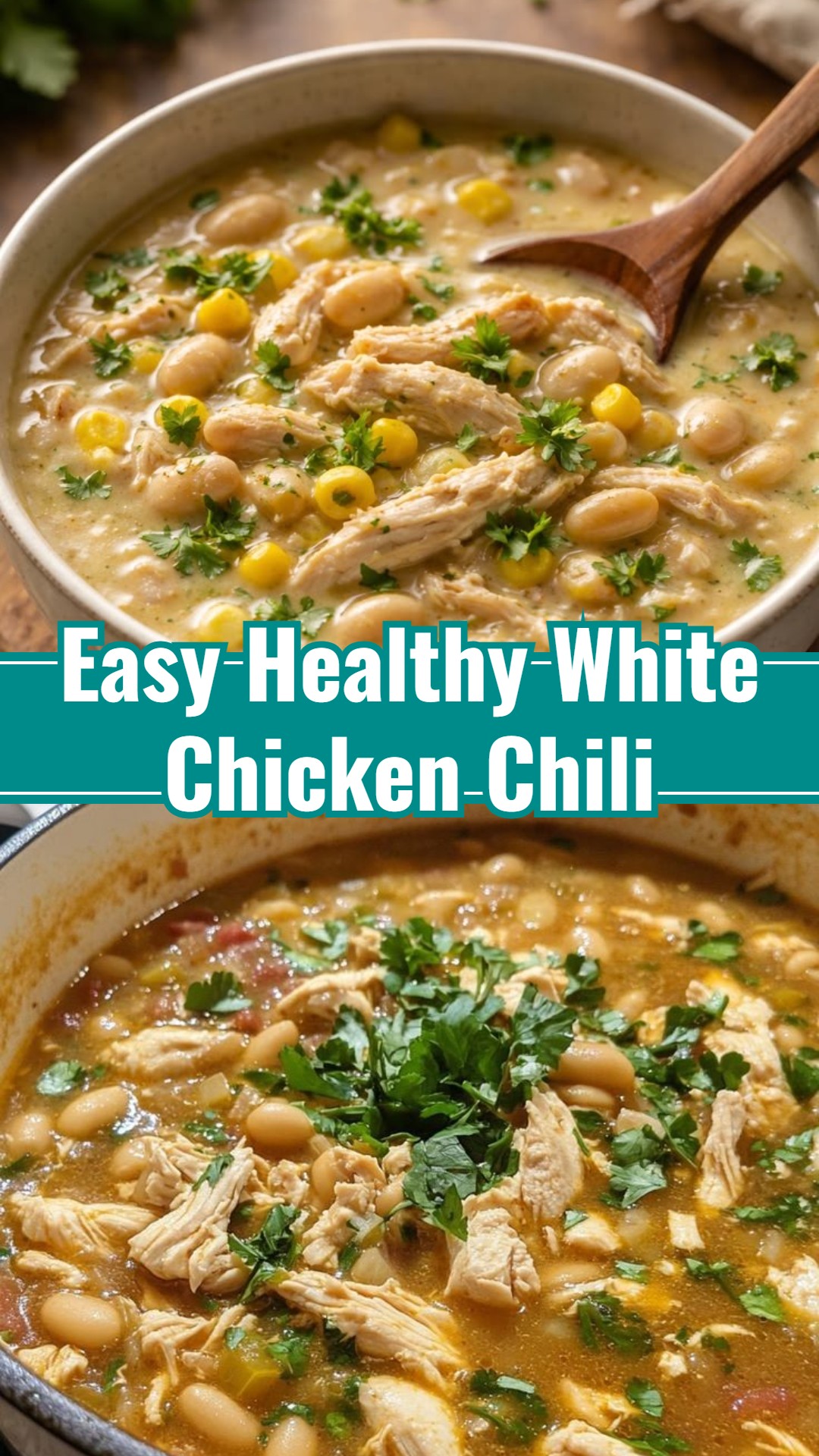 Family Flavor Healthy White Chicken Chili Dinner Recipe