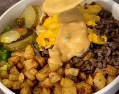 Healthy Burger Dinner Recipes Burger Bowls overview