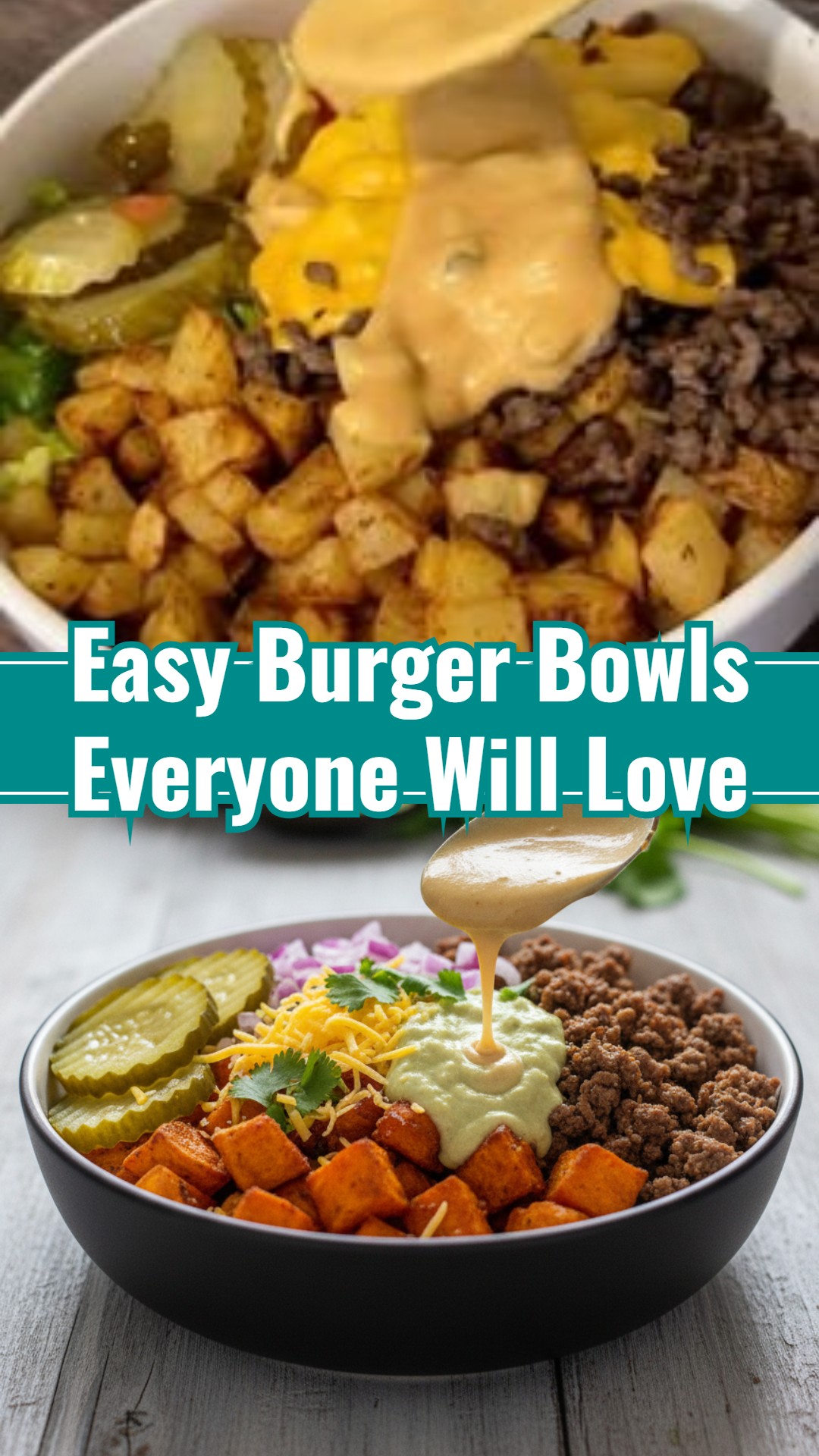 Healthy Burger Dinner Recipes Burger Bowls